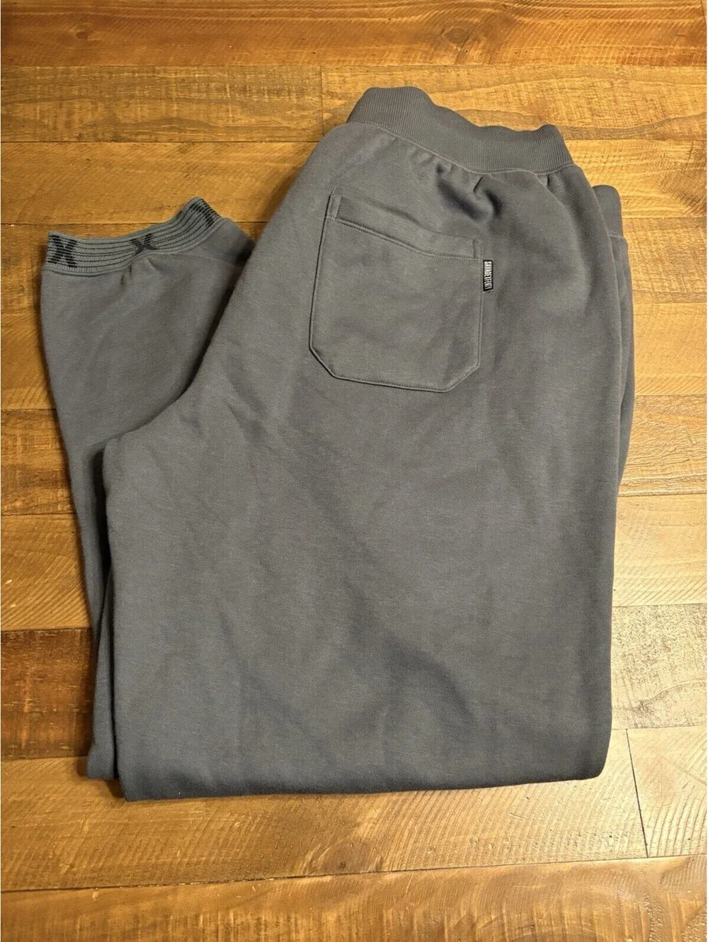 Savage x Fenty By Rihanna Holograph Logo Jogger Sweatpants Men's Size 2XL Gray